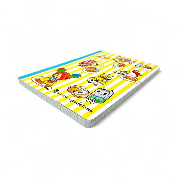 Tokidoki x Gudetama Graph Paper Notebook School Notepad Memo Cute Lazy Egg NEW - Picture 4 of 4